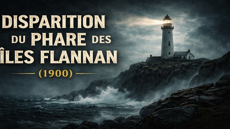 Phare des îles Flannan en Écosse en 1900 – disparition mystérieuse des gardiens